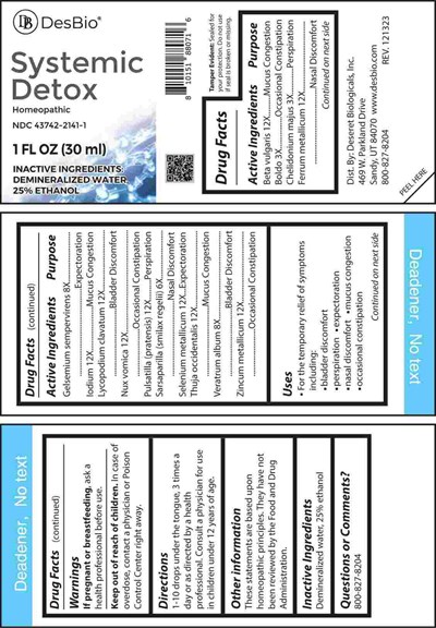 Systemic Detox - DSRT9 Systemic Detox 2 7 24